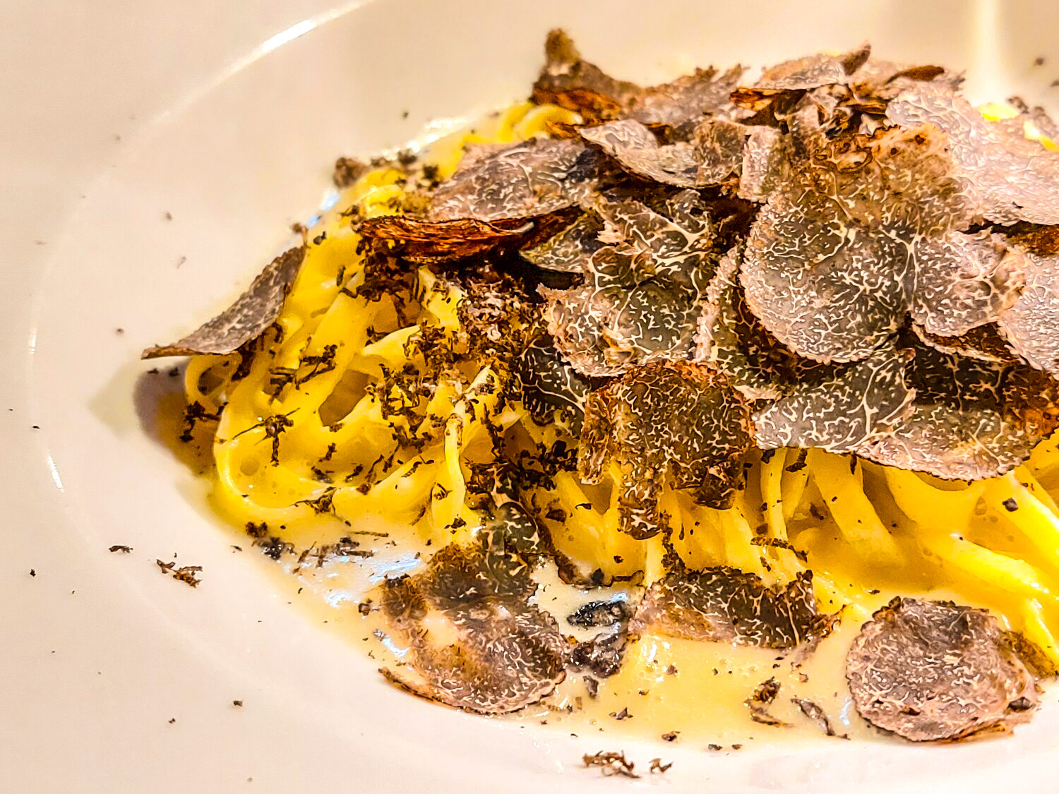 Le tagliatelle al tartufo di Acqualagna Le tagliatelle al tartufo di Acqualagna