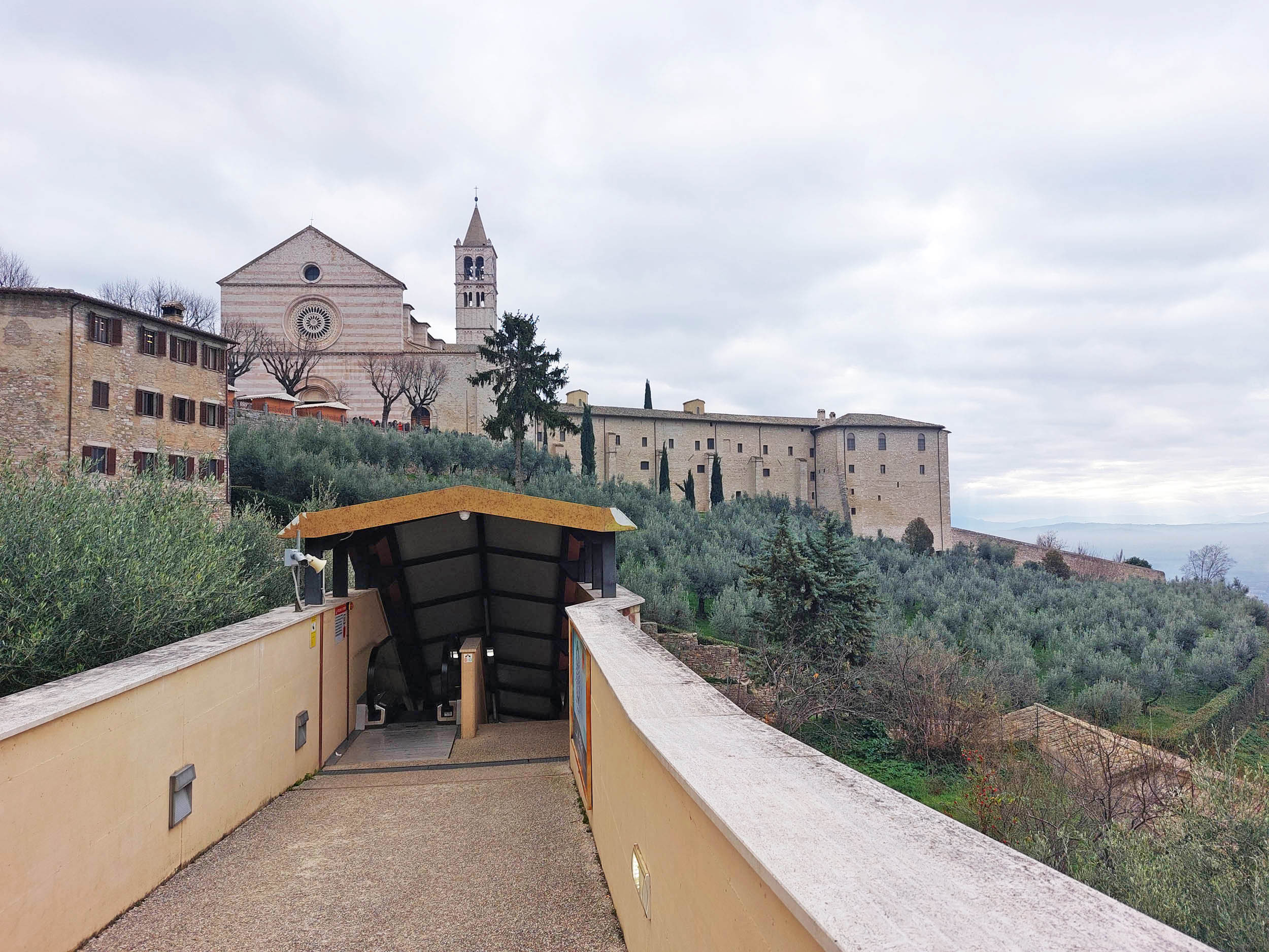 Vista panoramica di Assisi Belvedere