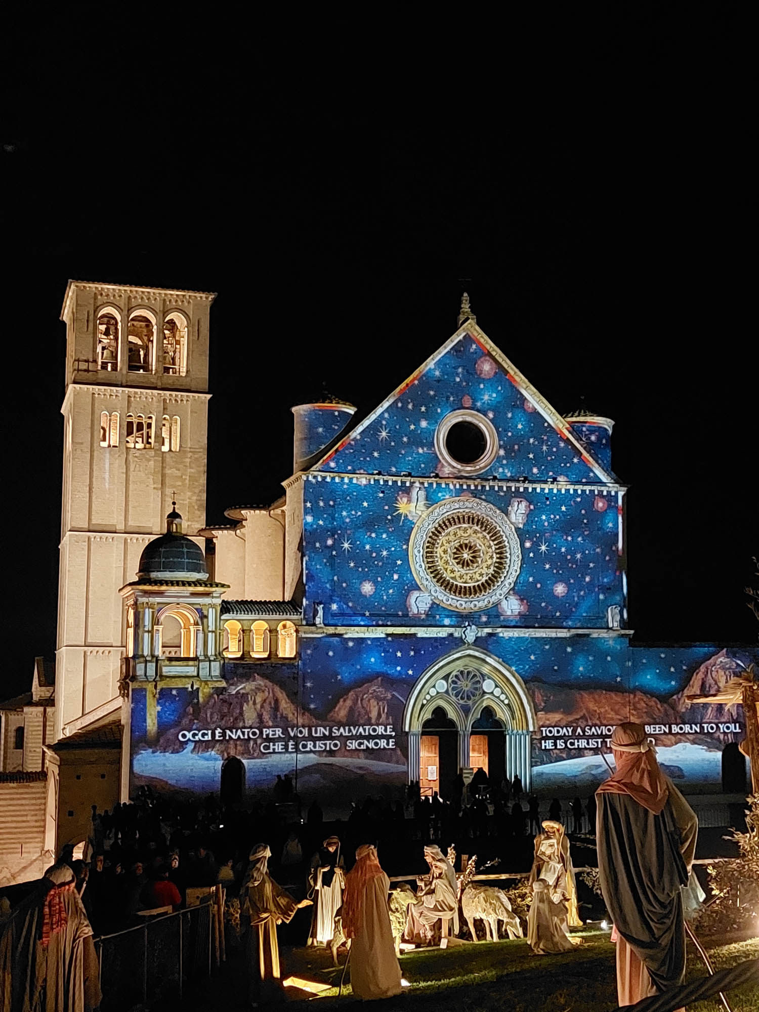Basilica di Assisi a Natale Basilica di Assisi a Natale