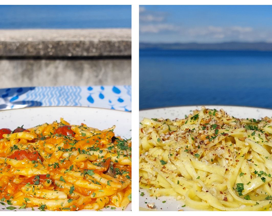 Tagliolino e Trofie al Coregone Tagliolino e Trofie al Coregone