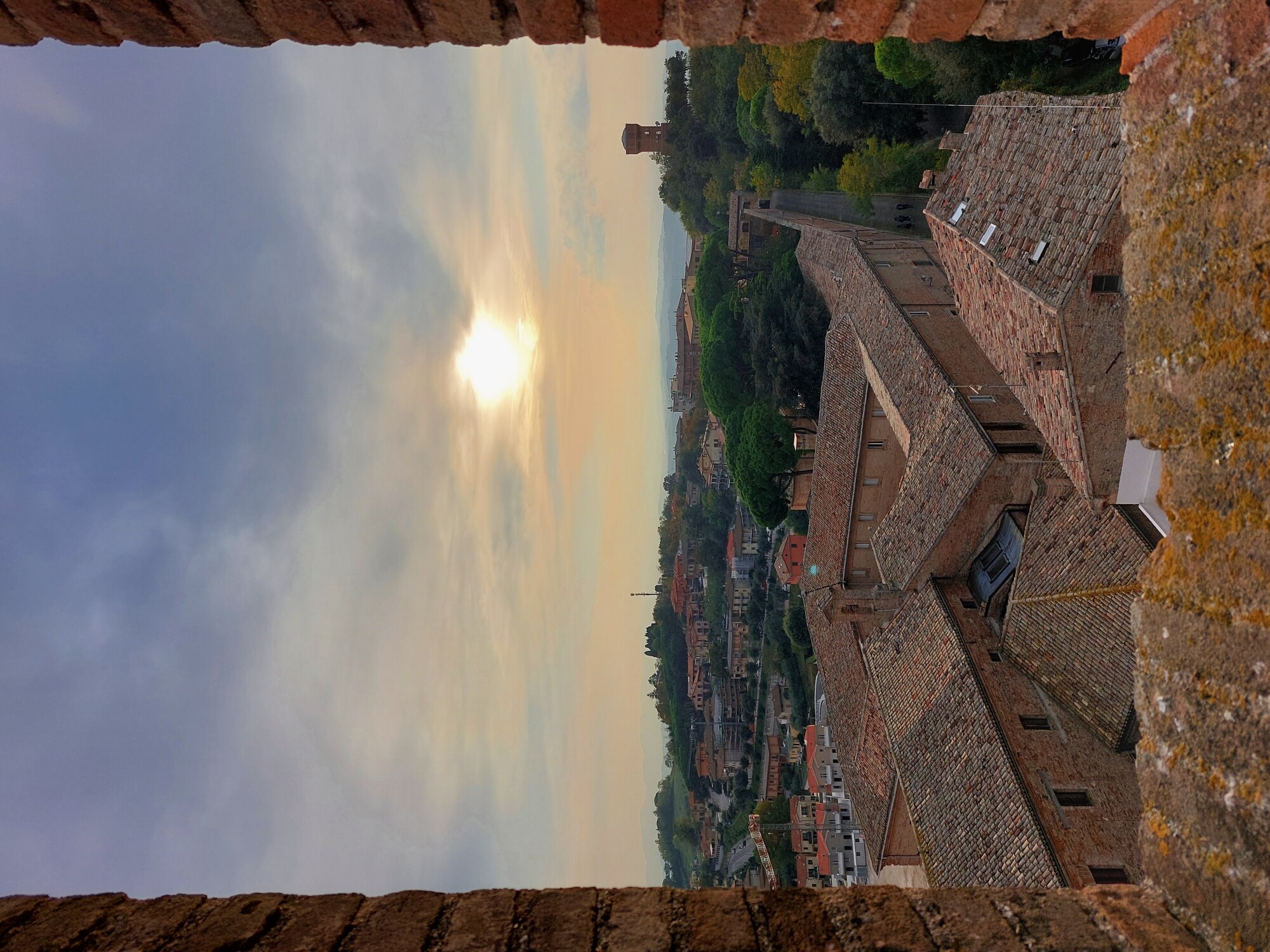 Tramonto dalla Rocca