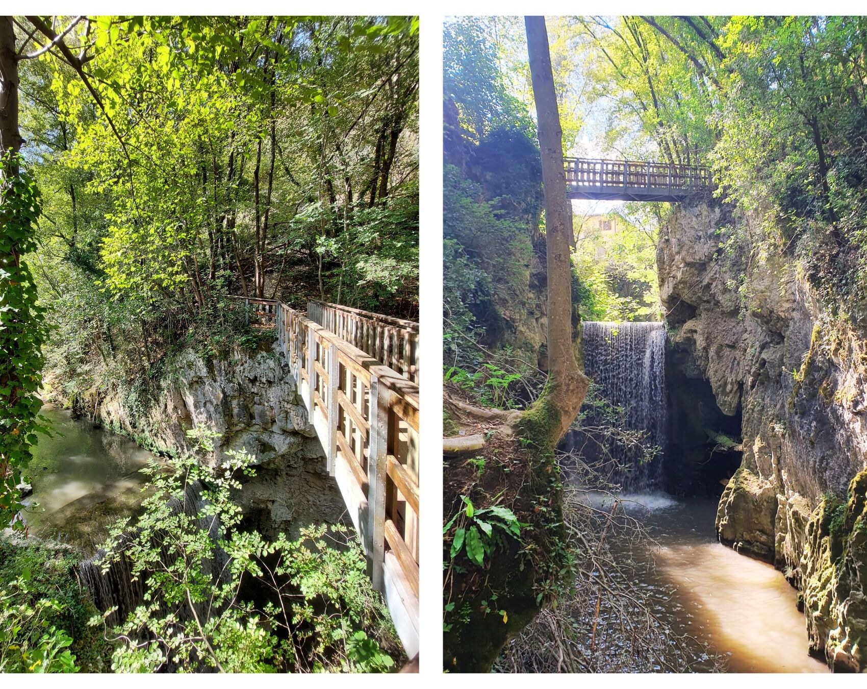 cascate, sculture di mostri