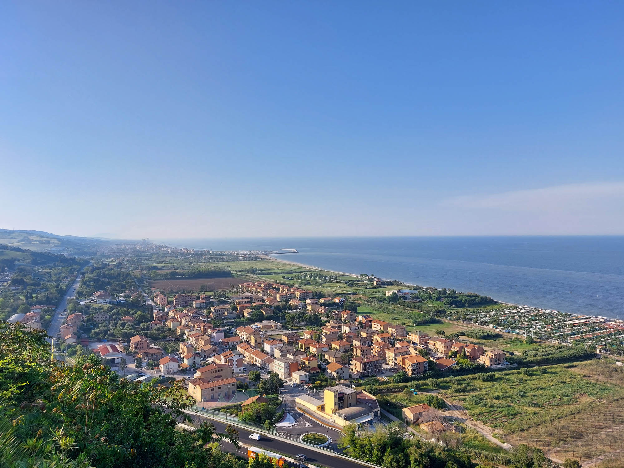 Vista sul mare Adriatico