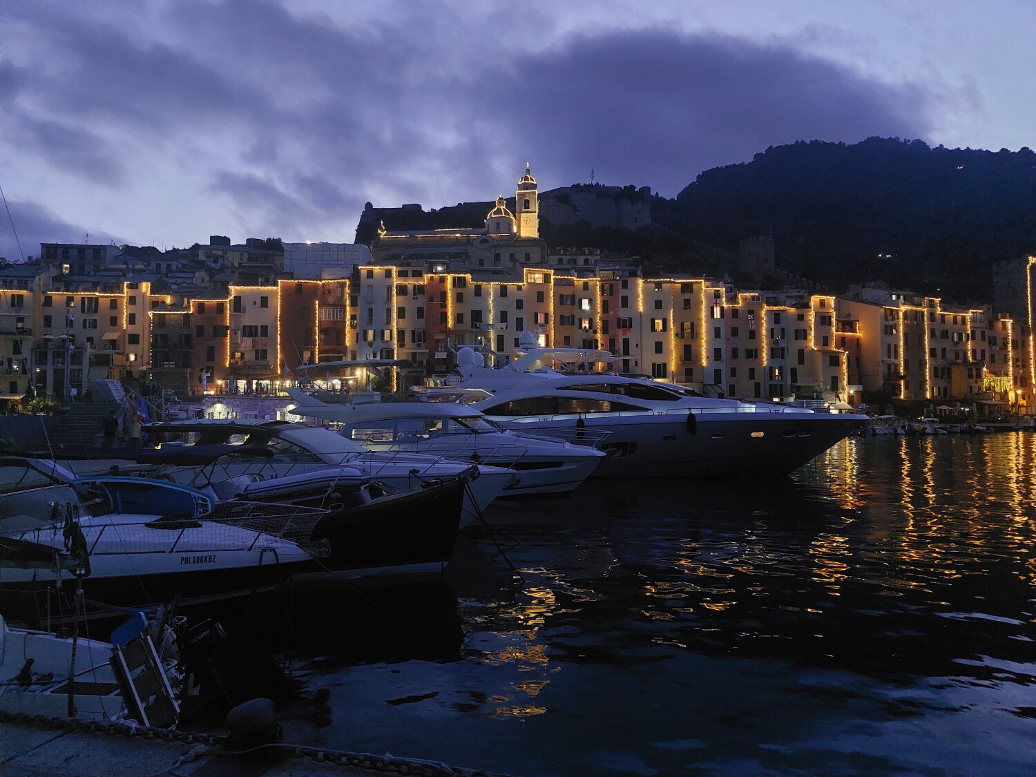 le luci della sera a Portovenere le luci della sera a Portovenere